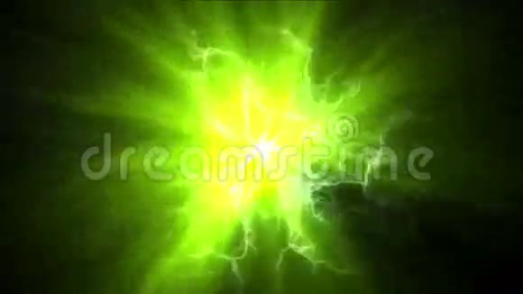 抽象电流闪电磁功率能量离子粒子烟花视频的预览图