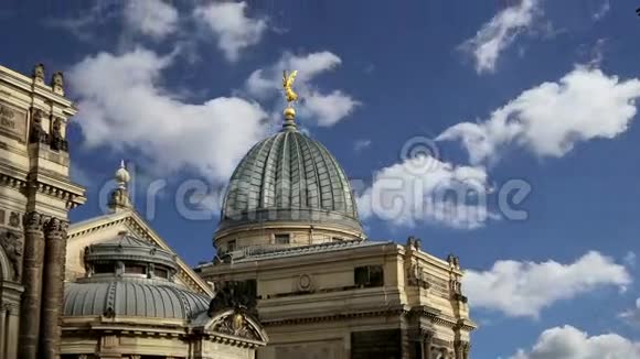 德国德累斯顿地标历史中心的建筑视频的预览图