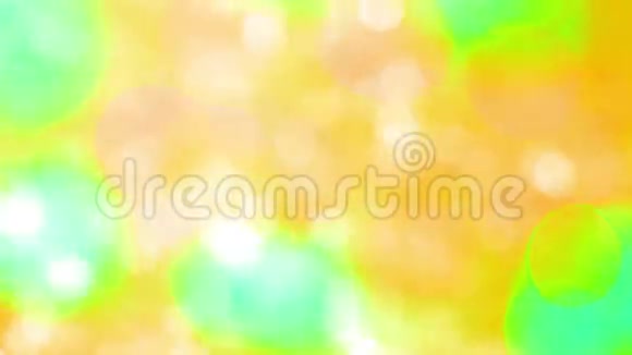 黄色背景上的波克粒子视频的预览图