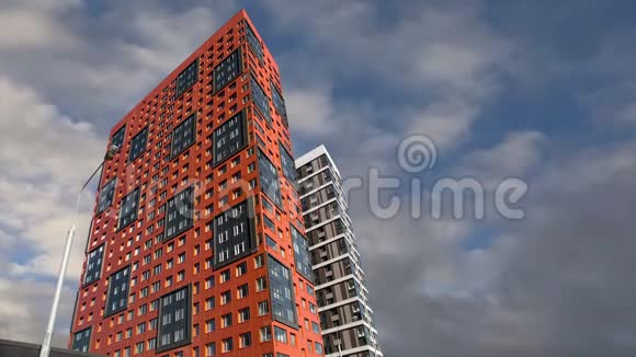 在建多层建筑俄罗斯莫斯科视频的预览图