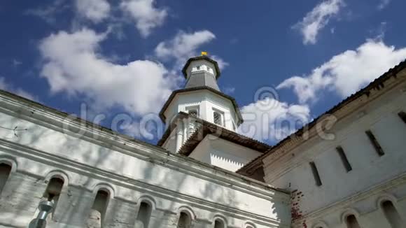 俄罗斯莫斯科地区的复活寺新耶路撒冷修道院或新耶路撒冷修道院视频的预览图