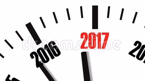 2016年至2017年时钟倒计时动画视频的预览图