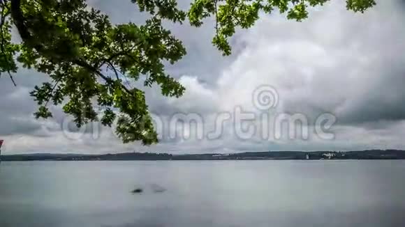 康斯坦斯湖夏季时光流逝视频的预览图