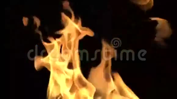 详细的消防背景完整的HD视频的预览图