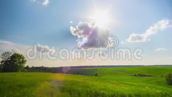 夏日的风景和阳光尽收眼底视频的预览图