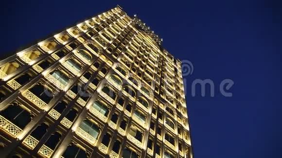 现代建筑的夜景视频的预览图
