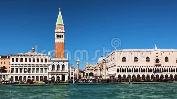 圣马可广场海滨威尼斯视频的预览图