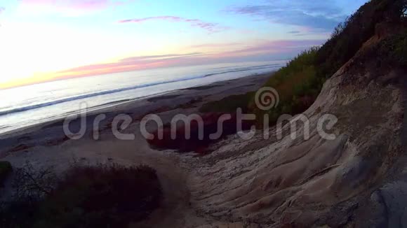 多伦多海滩日落卡尔斯巴德加利福尼亚视频的预览图