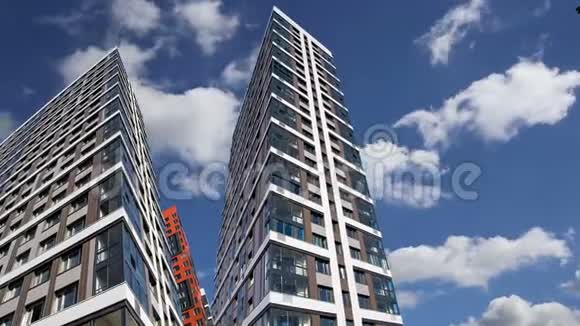 在建多层建筑俄罗斯莫斯科视频的预览图