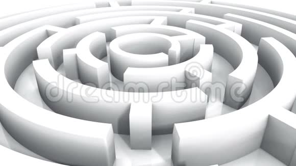旋转迷宫抽象的商业和技术背景视频的预览图