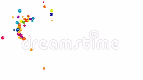 装饰性彩虹色80符号视频的预览图