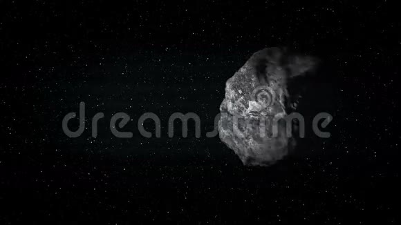 小行星在恒星之间的外层空间盘旋视频的预览图