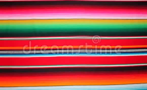 墨西哥披风墨西哥传统的墨西哥披风披风的背景视频的预览图