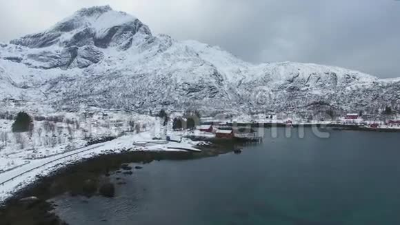 挪威冬季景观视频的预览图