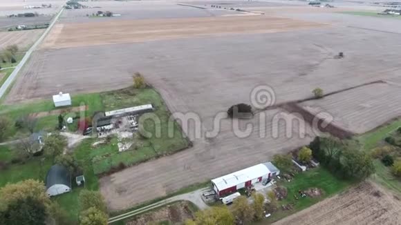 伊利诺斯州美国中西部农田作物田景视频的预览图