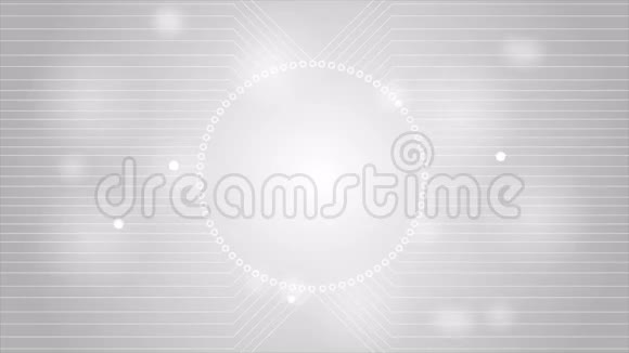 浅灰色技术电路板视频动画视频的预览图