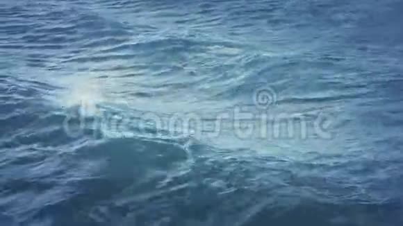 碧波汹涌的海洋自然视频的预览图
