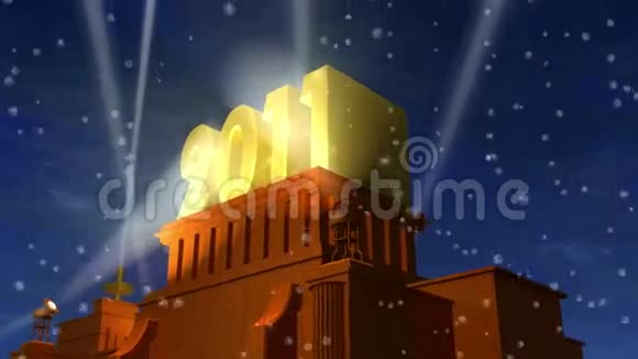 2011年新年庆典字幕视频的预览图