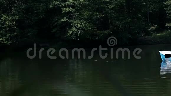 年轻人在湖里钓鱼视频的预览图