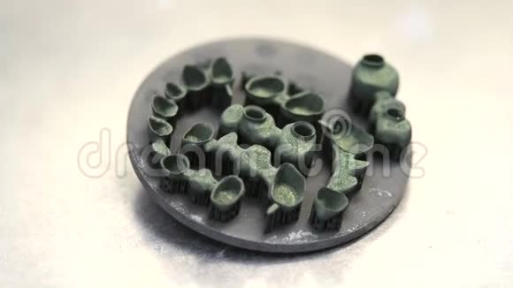 印有金属3d打印机激光烧结机的牙冠视频的预览图