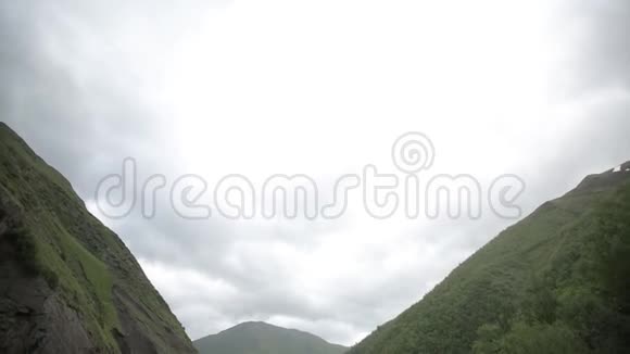 高加索山脉高加索山脉美丽自然墙视频的预览图
