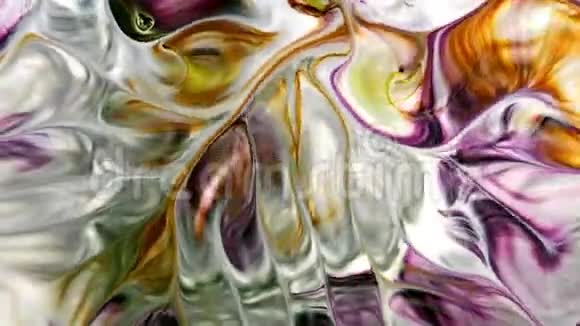 抽象艺术水墨爆炸湍流视频的预览图