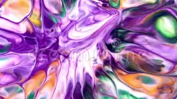 抽象艺术水墨爆炸湍流视频的预览图
