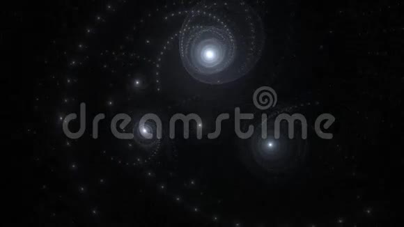 星系形式的复杂分形动画视频的预览图