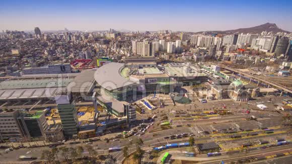 首尔韩国城市景观视频的预览图
