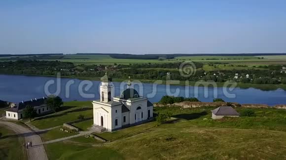 乌克兰霍廷堡的空中景色视频的预览图