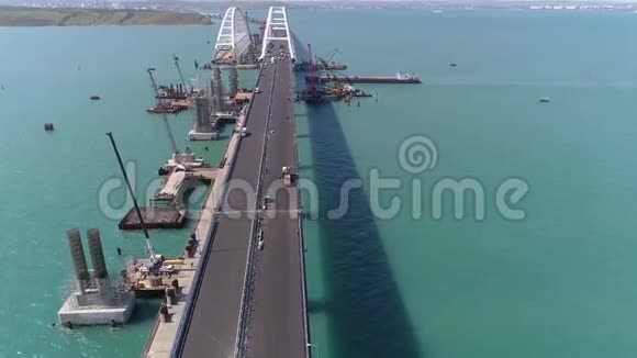 克里米亚大桥于2018年4月26日开工视频的预览图