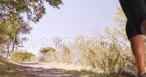 女人在乡下慢跑视频的预览图