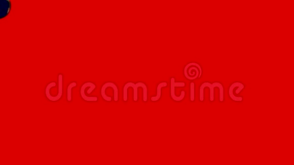 红色屏幕上的抽象地形过渡视频的预览图