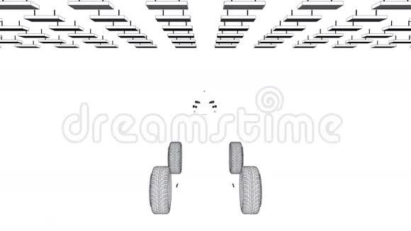 汽车草图组装循环阿尔法库存镜头视频的预览图