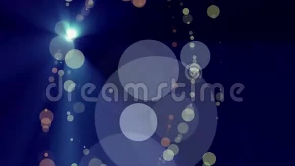 奇妙的动画与气泡和光的运动4096x2304环4K视频的预览图