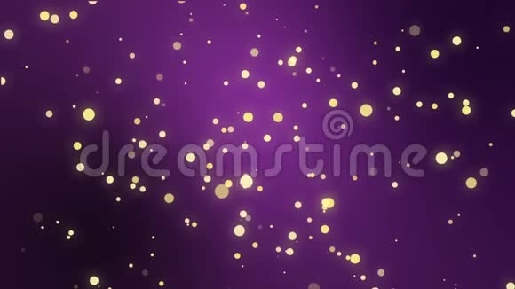 闪闪发光的紫色黄色背景视频的预览图