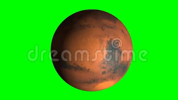火星在太空中的自转视频的预览图