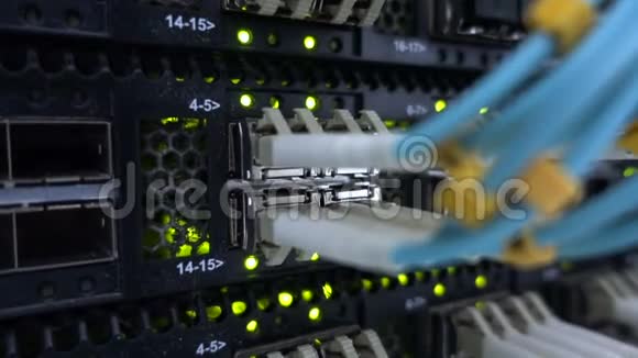 光纤连接器接口信息技术计算机网络电信光纤光缆接续视频的预览图