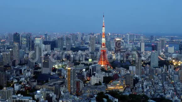 东京天空之夜视频的预览图