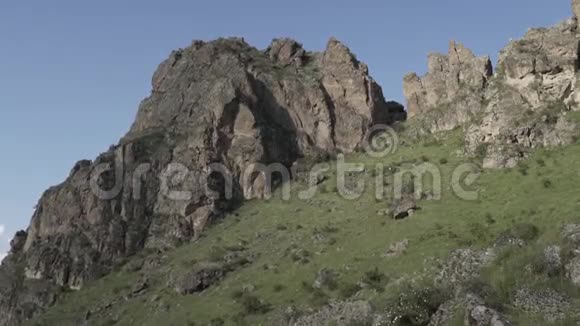 高加索山脉高加索山脉美丽自然墙视频的预览图