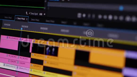视频编辑软件逐帧穿越时间线视频的预览图