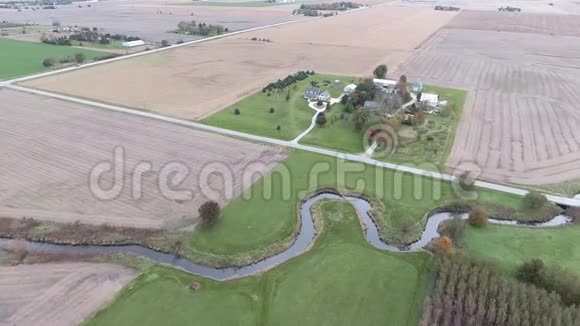 伊利诺斯州美国中西部农田作物田景视频的预览图