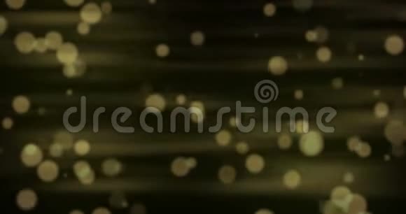 圣诞节金色渐变闪耀黑色背景的尘埃粒子金色的节日快乐视频的预览图