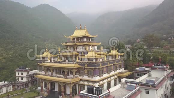 尼泊尔加德满都山谷佛教寺院2017年10月16日视频的预览图