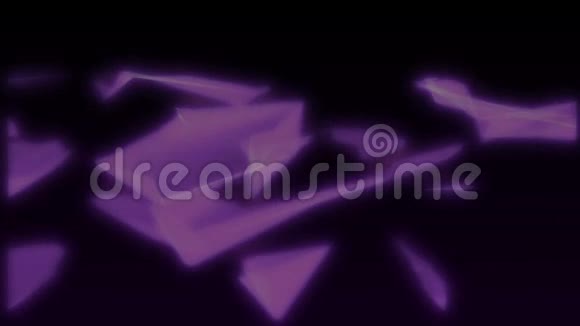 暗紫色背景上的紫色移动能量线视频的预览图