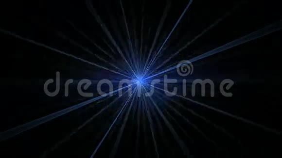 蓝星闪耀在黑色上视频的预览图