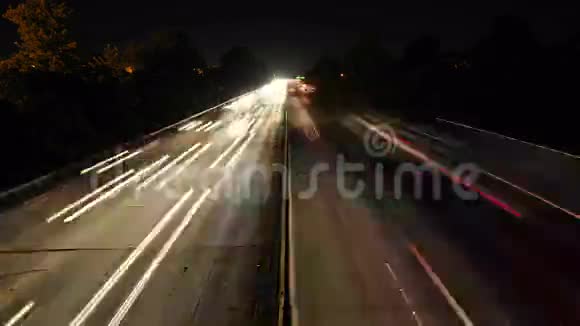 洛杉矶繁忙高速公路的时间流逝4K4096x2304视频的预览图