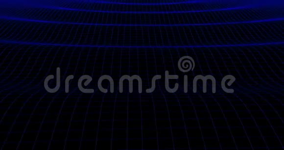 网格上的波浪抽象背景阿尔法通道视频的预览图