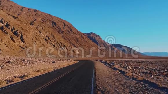 加州死亡谷国家公园美丽的风景视频的预览图