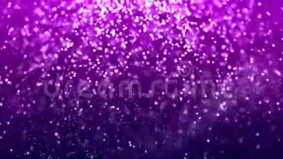 高清循环背景与漂亮的紫色尘埃视频的预览图